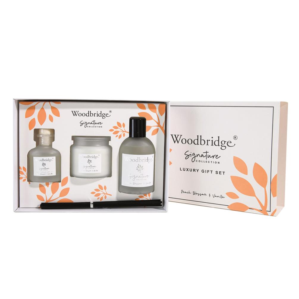 Woodbridge Peach Blossom & Vanilla Luxury Home Gift Set £16.19